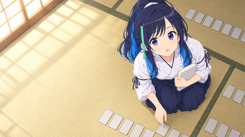 ちはやふるの続きを案内するしおり