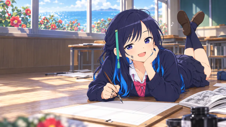 これ描いて死ねの続きを案内するしおり