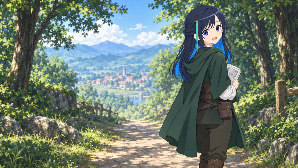 魔女と傭兵の続きを案内するしおり