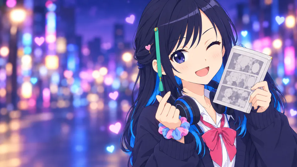 真夜中ハートチューンの続きを案内するしおり
